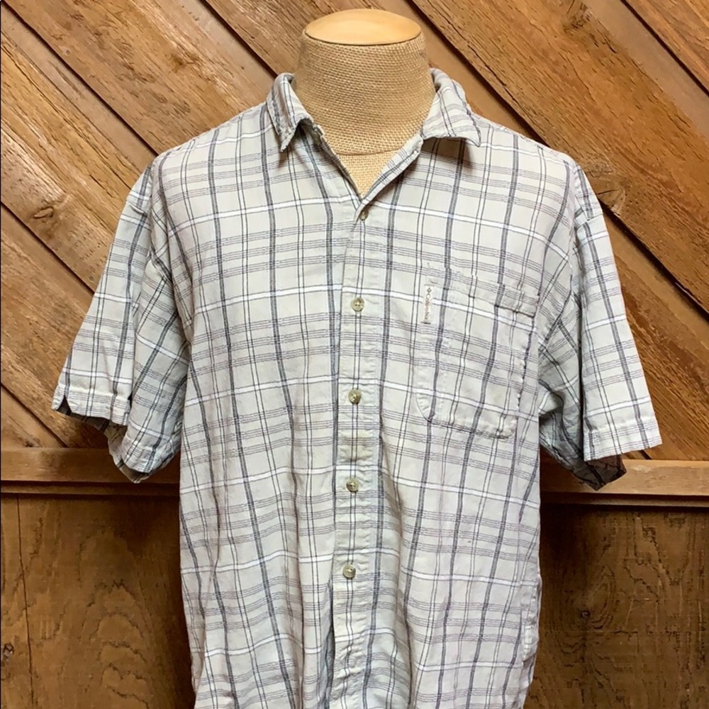 Columbia cotton button down shirt XL